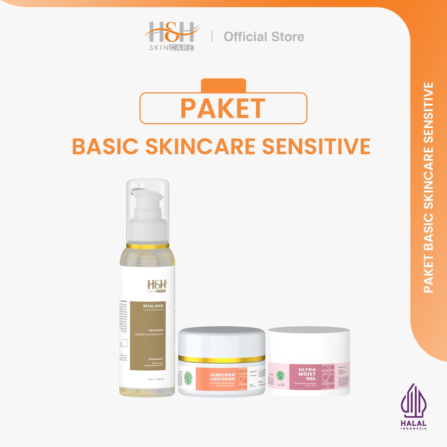H&H BASIC SKINCARE SENSITIVE SKIN, BASIC SKINCARE ATASI SENSITIVE SKIN