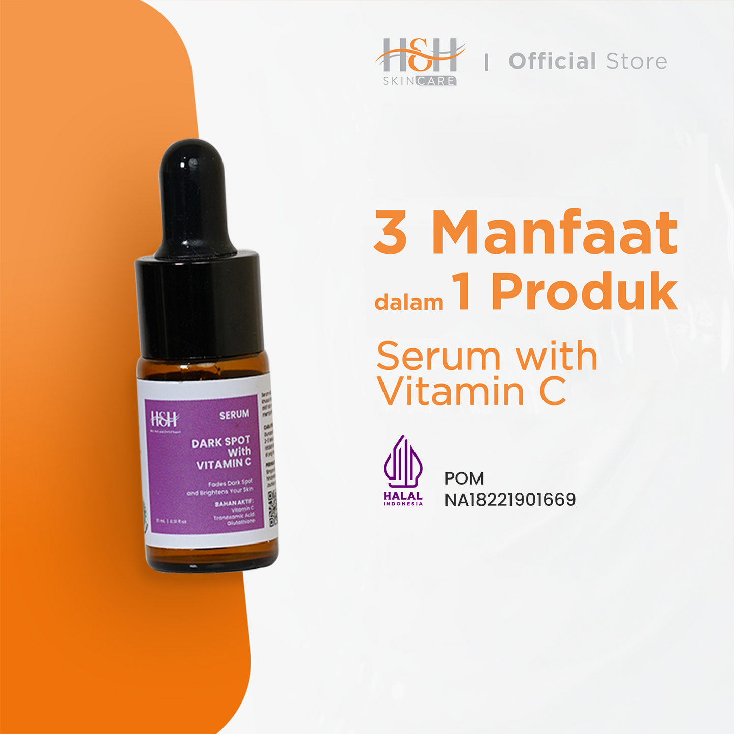 H&H Serum Dark Spot (Serum Flek), SERUM TERBAIK ATASI FLEK