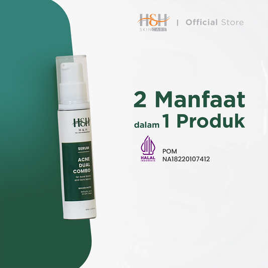H&H Serum Acne Dual Combo, Serum Atasi Jerawat Batu