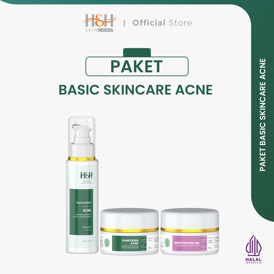 H&H BASIC SKINCARE ACNE ( untuk atasi kulit berjerawat