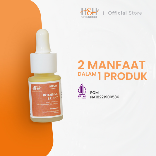 H&H SERUM INTENSIVE BRIGHT, SERUM CERAH & GLOWING 2 in 1