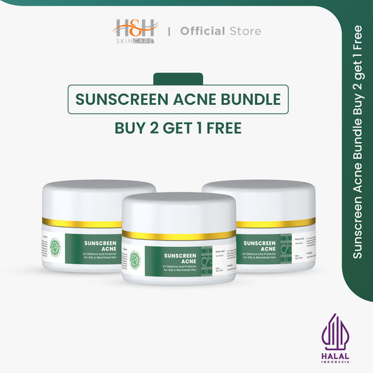 BUNDLE SUNSCREEN ACNE BELI 2 GRATIS 1